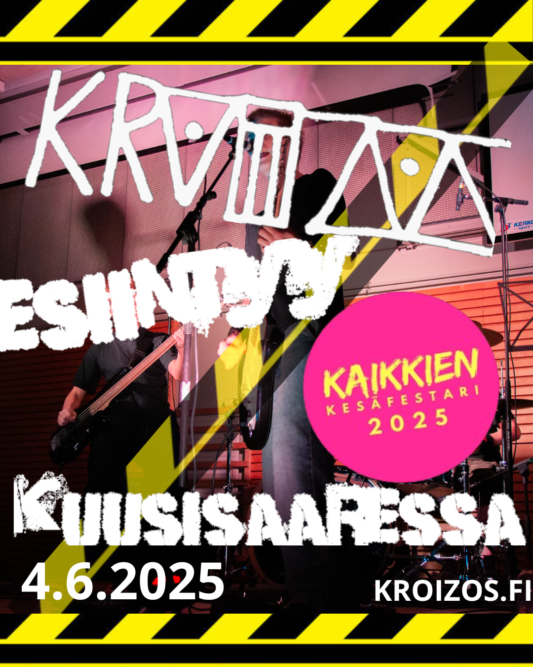 Kroizos esiintyy Kaikkien kesäfestarit 4.6.2025